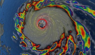 296 km/h: Super Typhoon Champi is now the strongest storm on Earth in 2026
