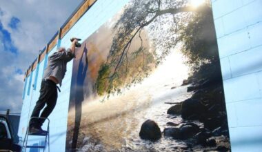Photographer’s eye-catching installation reflects raw beauty of the Campbell River