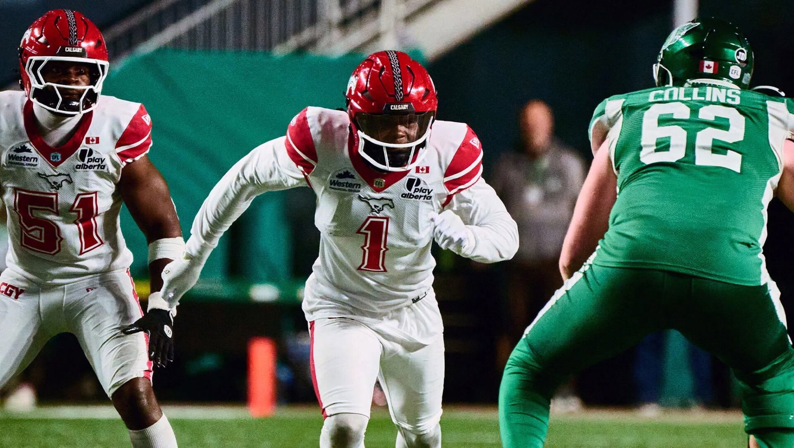 High five: Calgary Stampeders secure season series with Saskatchewan smackdown