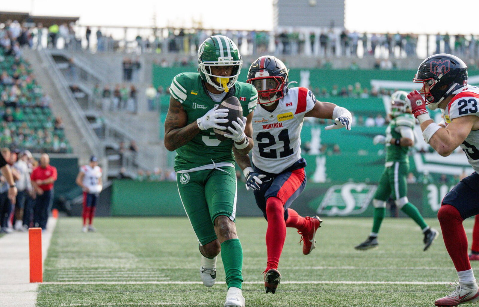 Riders wake up late to narrowly beat resting Alouettes, clinch CFL playoff spot (& other thoughts)