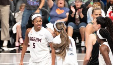 WNBA photo essay: A look at how the fire of Defensive Player of the Year Angel Reese fueled the Atlanta Dream’s Game 1 win