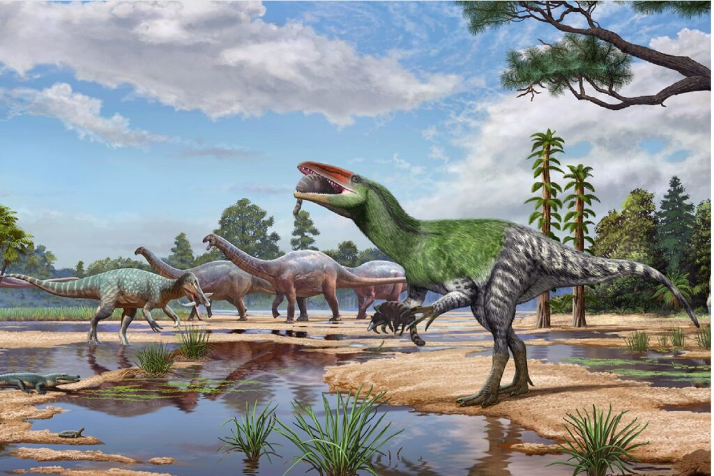 Artistic depiction of Invictibellatrix amberina