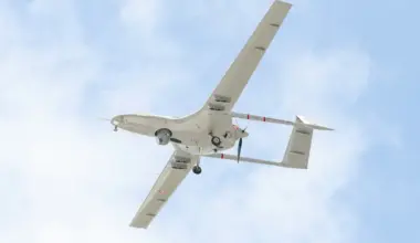 A drone set against a cloudy sky