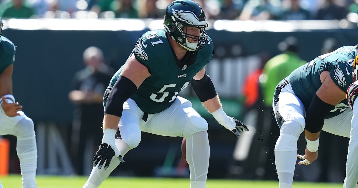 Ravens acquire center Cam Jurgens in trade with Eagles