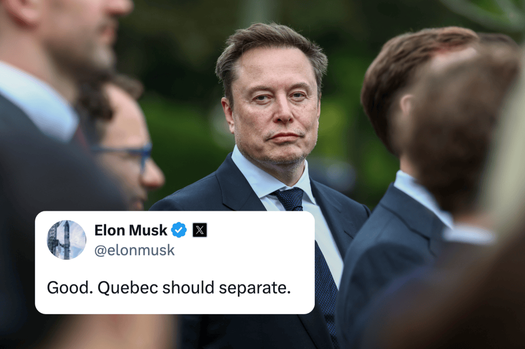 Elon Musk says Quebec, Alberta and Saskatchewan should separate from Canada
