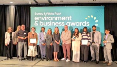 Environment awards for 3 businesses at Surrey/White Rock event