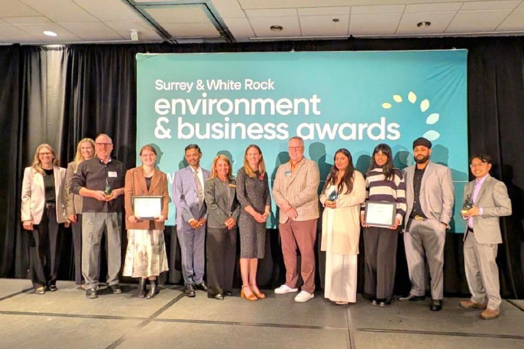 Environment awards for 3 businesses at Surrey/White Rock event