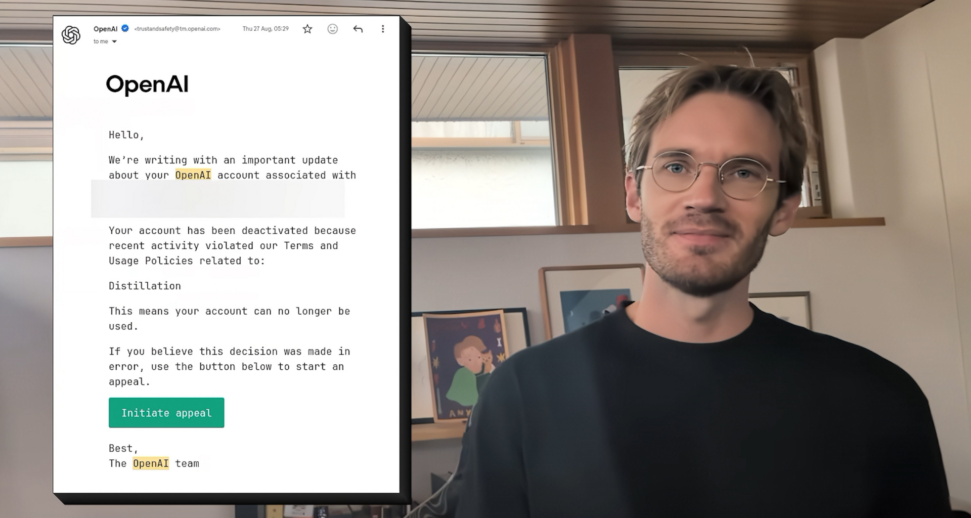 PewDiePie unveils ‘uncensored’ Ajax AI model built to run on home PCs — creator says OpenAI banned him twice over model distillation used to build his product