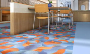 Patterned Forbo flooring