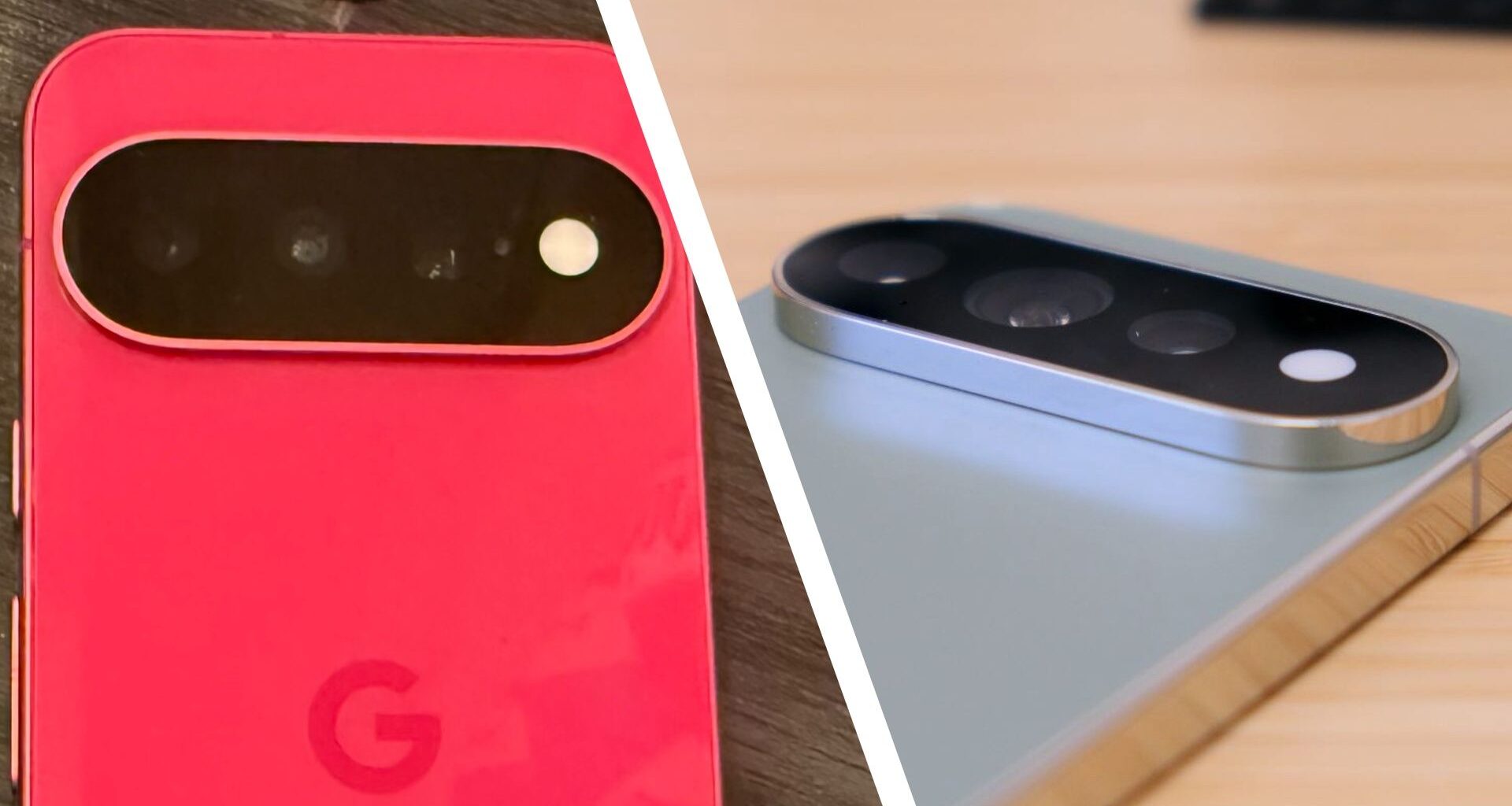 Google Pixel 11 and Pixel 11 Pro side to side