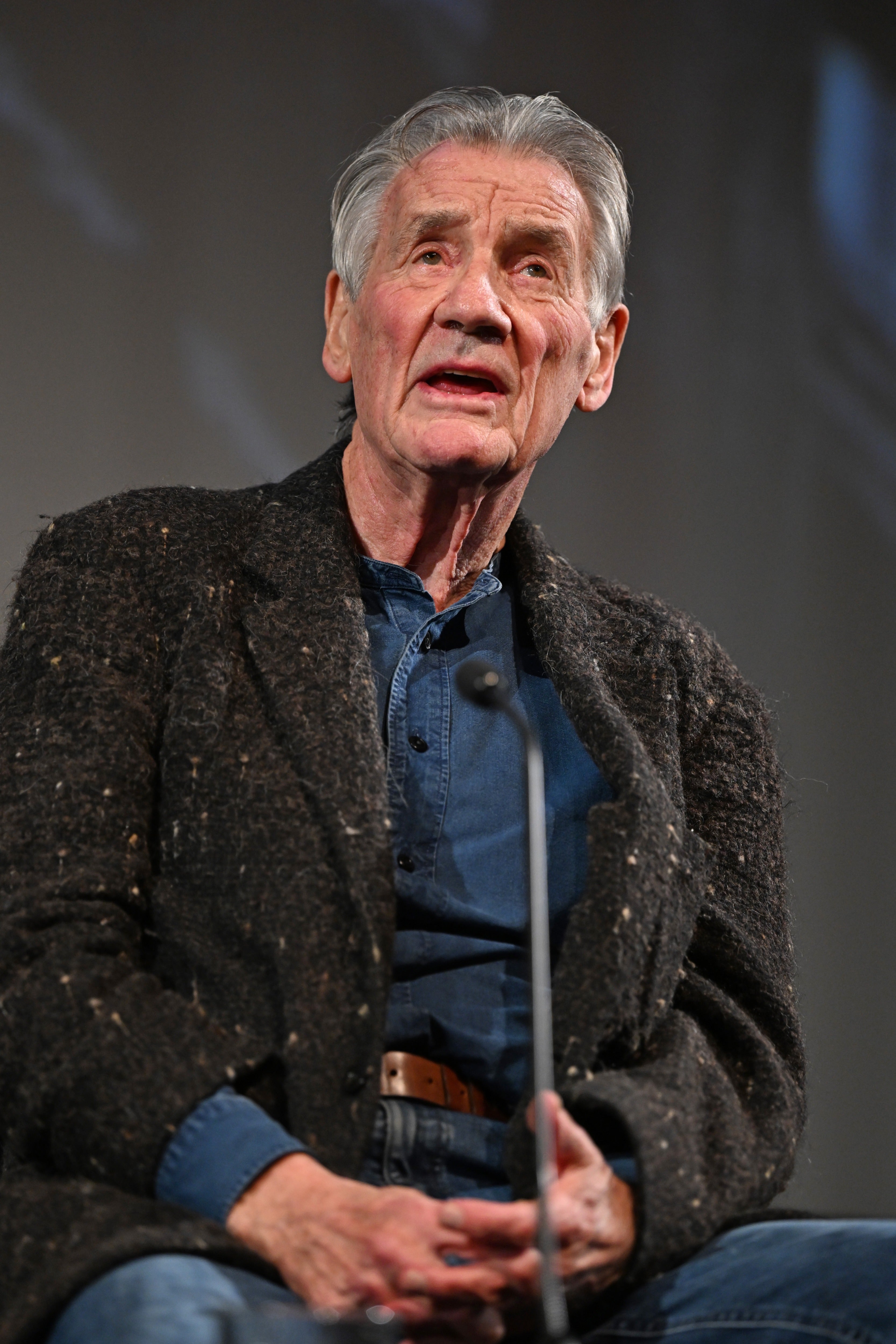 Michael Palin, pictured in 2025, has hinted at retirement