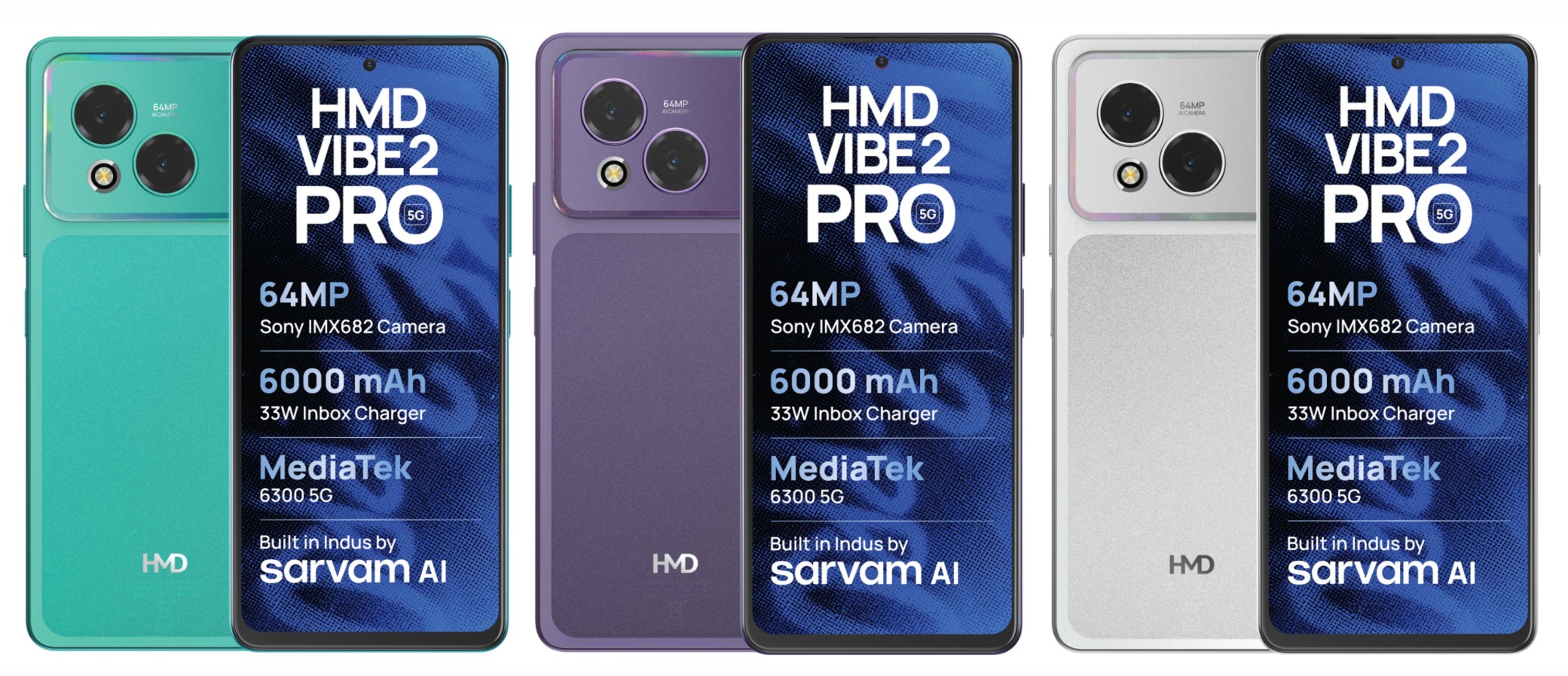 HMD Vibe 2 Pro 5G Colors