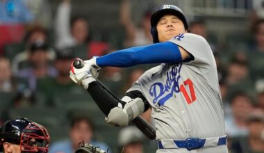 Shohei Ohtani’s bat has gone quiet, but the Dodgers keep winning for now