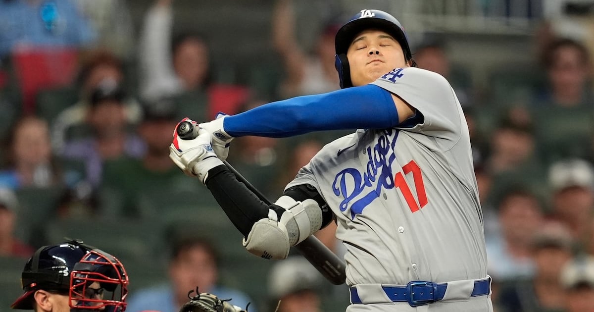 Shohei Ohtani’s bat has gone quiet, but the Dodgers keep winning for now