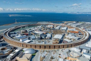 Bird's eye view of a building
