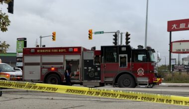 Winnipeg mother calls on drivers to drive with caution after her 3 kids were struck by a car on Monday