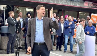 NDP’s Eby promises gas tax cut and ‘price guard’ to stop corporate ‘gouging’ at pumps