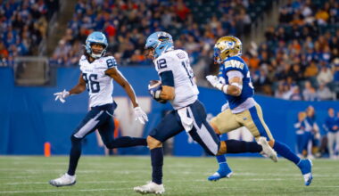 Chad Kelly limited in practice with Toronto Argonauts