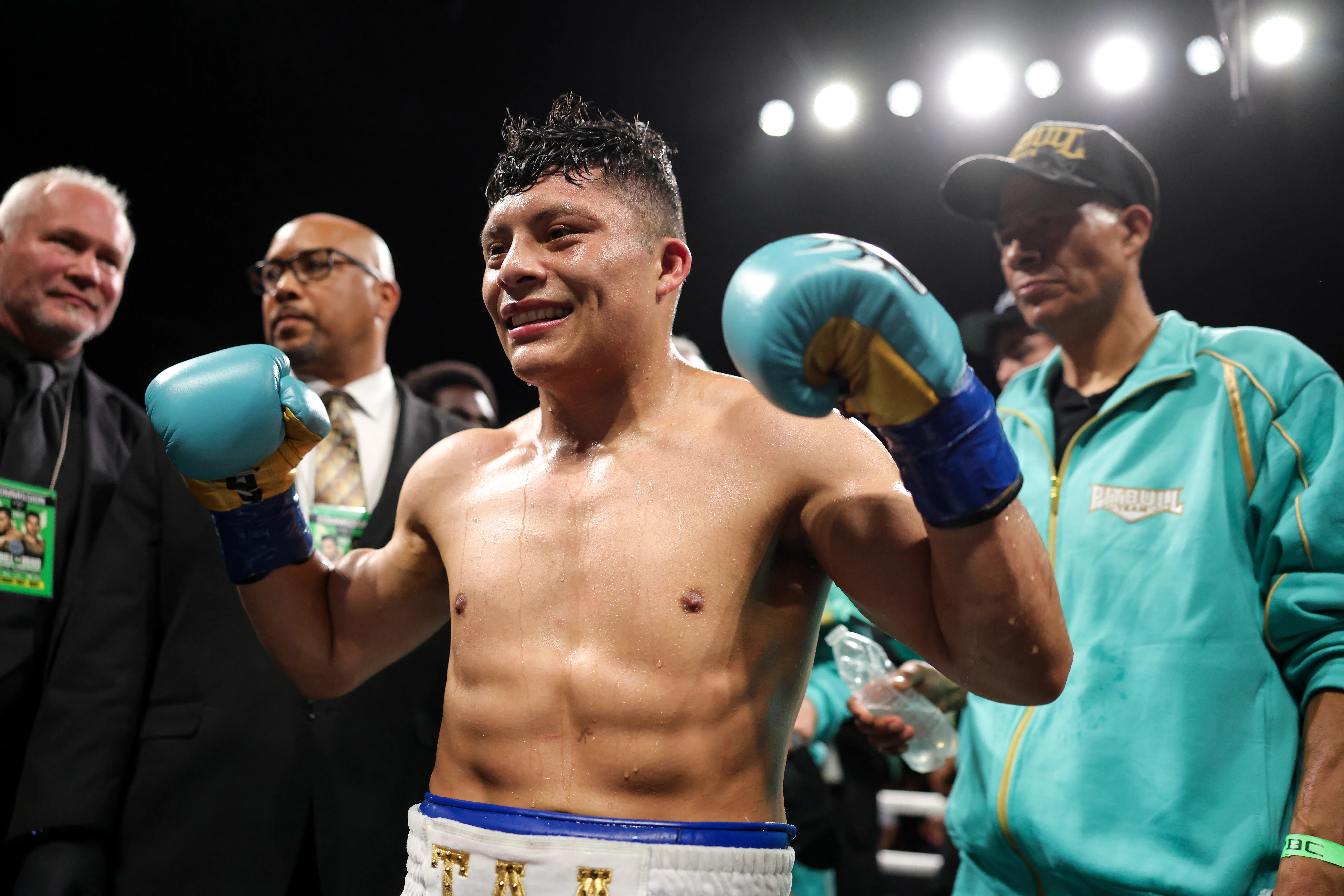 Isaac 'Pitbull' Cruz celebrates victory on September 19, 2026