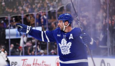 Maple Leafs' John Tavares re-joins team in Utah after birth of son