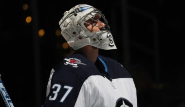 Connor Hellebuyck’s illustrious Winnipeg Jets career comes to sour end following trade to New Jersey Devils