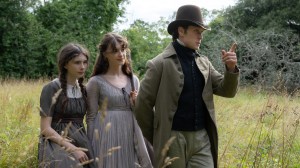 SENSE AND SENSIBILITY, from left: Bodhi Rae Breathnach, Daisy Edgar-Jones, George MacKay, 2026. ph: Alex Bailey / © Focus Features / Courtesy Everett Collection