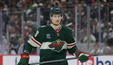 Wild's Nico Sturm hospitalized after taking puck to head