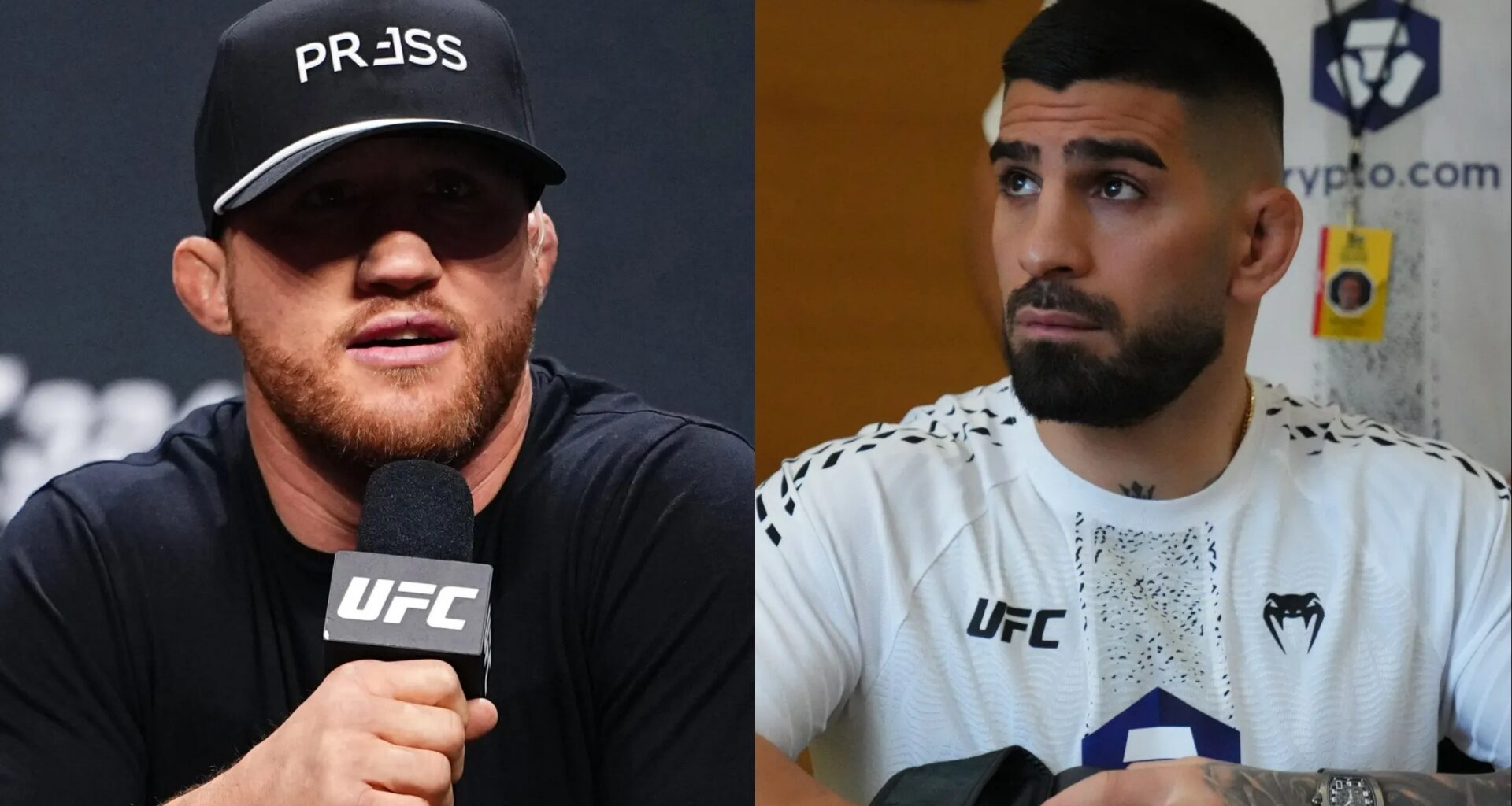 Justin Gaethje and Ilia Topuria