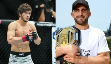 Movsar Evloev, Demetrious Johnson and Jose Aldo