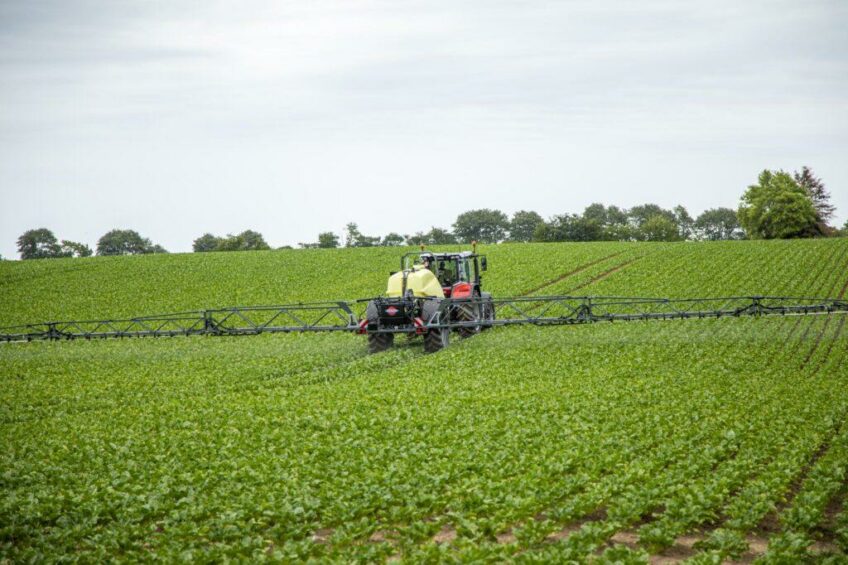 Crop sprayer specialist Hardi is introducing a new spray boom management system that, with the help of additional sensors in the sprayer’s rear axle, is designed to ensure that the boom follows the terrain more effectively. Photos: Hardi