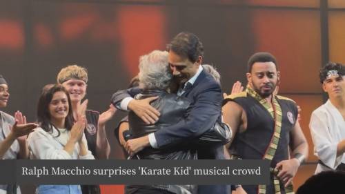 Ralph Macchio surprises Toronto audience at Karate Kid musical premiere