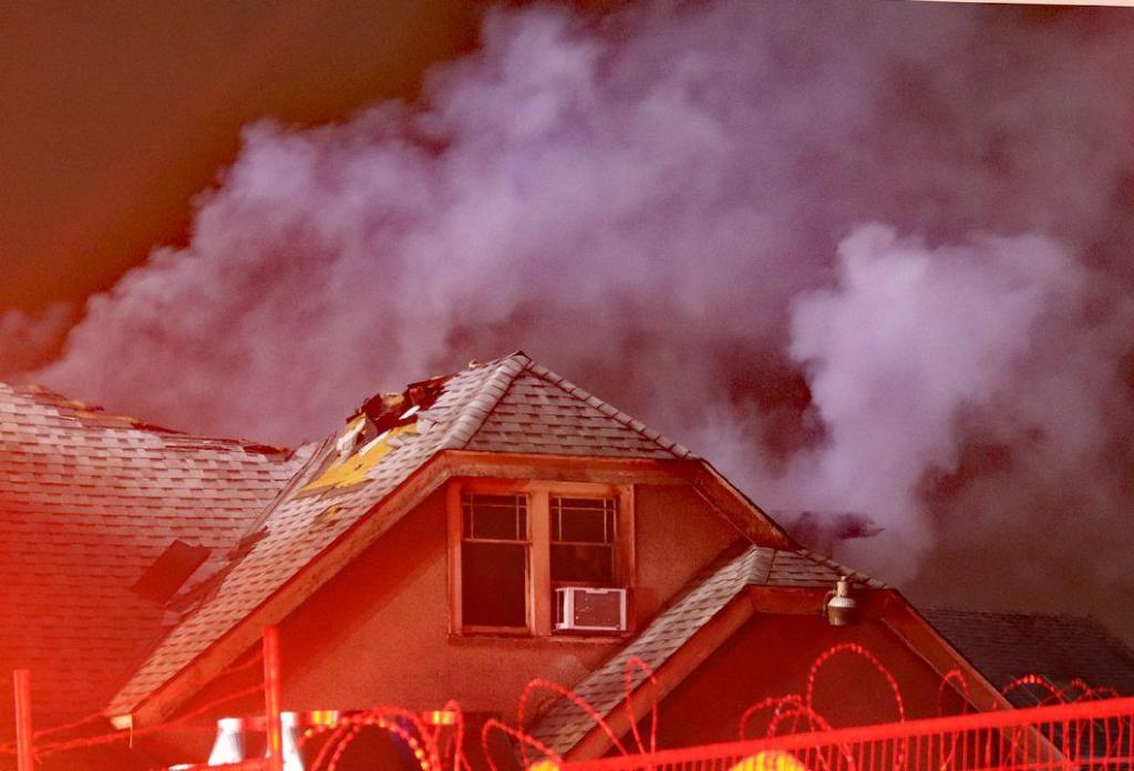 Surrey firefighters douse house fire beside Brownsville RV & Pub