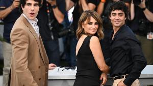 Javier Calvó, Penélope Cruz and Javier Ambrossi at the photocall for 'La Bola Negra' at the Cannes Film Festival held at Palais des Festival on May 22, 2026 in Cannes, France.