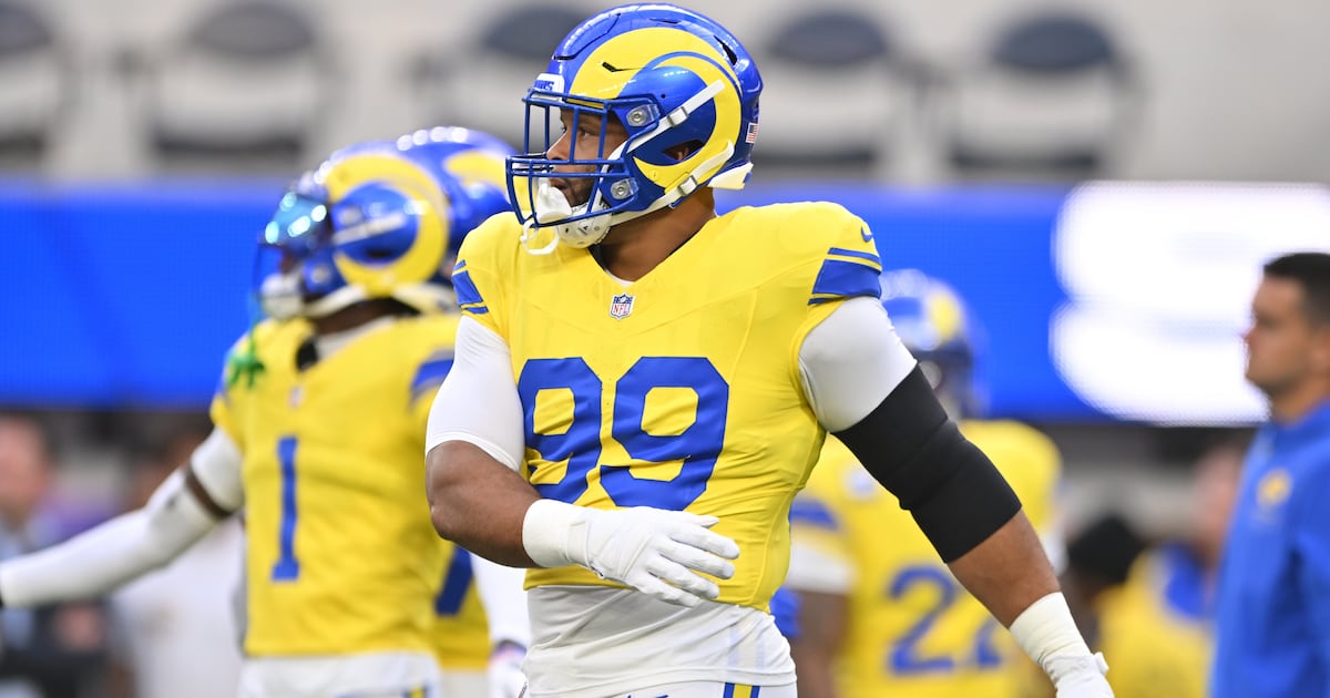 Los Angeles Rams DT Aaron Donald practices in full, plans to play MNF