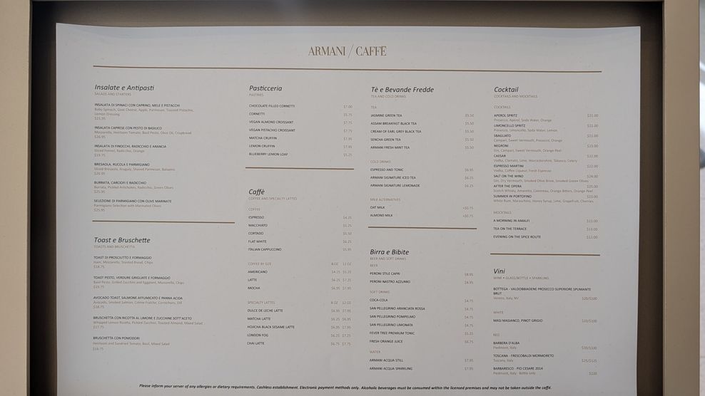 Armani Caffe