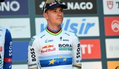 Remco Evenepoel debuts Euro champs jersey and she’s a beaut