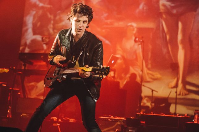 LONDON, ENGLAND - NOVEMBER 16: Jamie T performs at Brixton Academy on November 16, 2016 in London, England. (Photo by Joseph Okpako/WireImage)