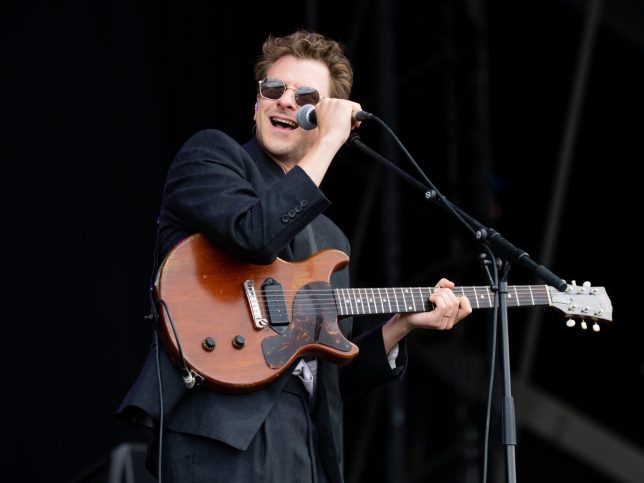 READING, ENGLAND - AUGUST 28: (EDITORIAL USE ONLY) Jamie T performs at the 2026 Reading Festival at Richfield Avenue on August 28, 2026 in Reading, England. (Photo by James Klug/Redferns)