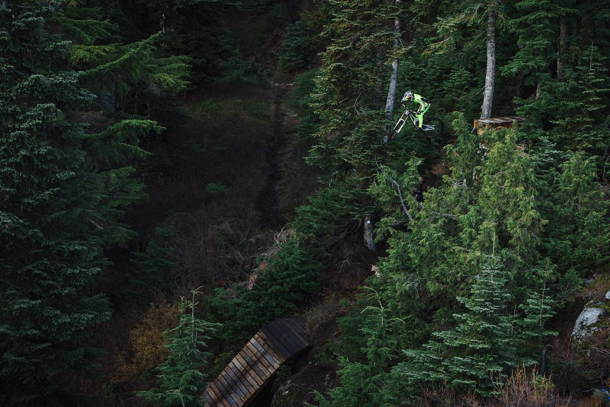 Wild first hits at the first Red Bull Hardline BC 