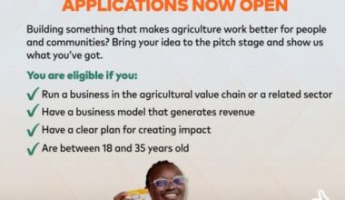 Call For Applications: BRIDGE-in Agriculture Pitch Competition 2026 Offers
