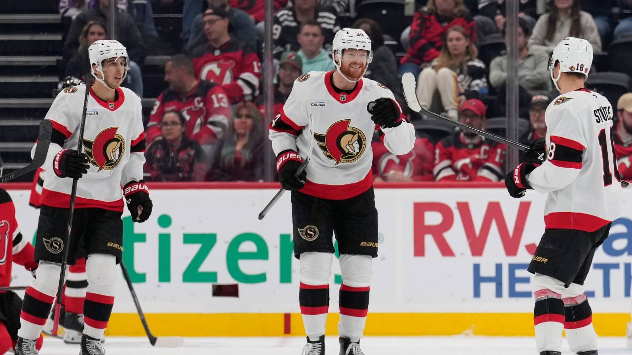 Stutzle, Senators keep rolling with road win over Devils