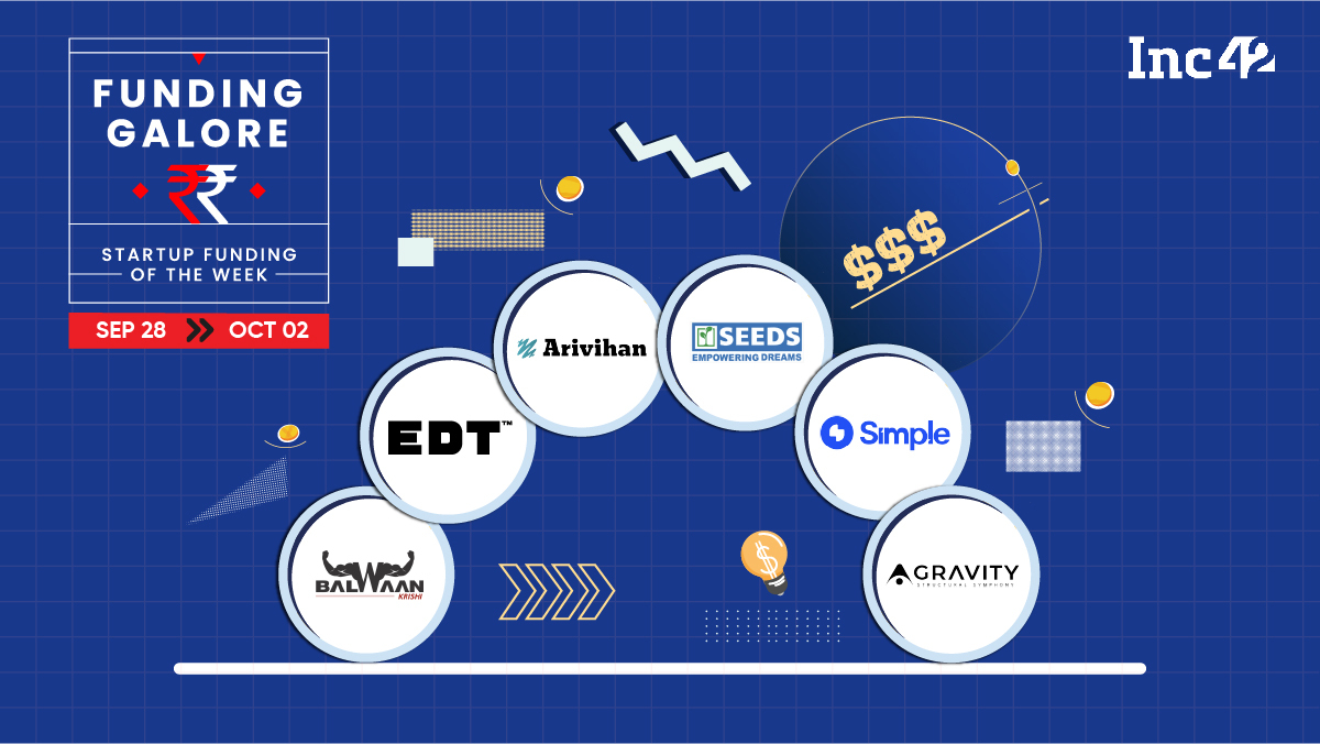From Simple To Arivihan - Indian Startups Raised $233 Mn This Week