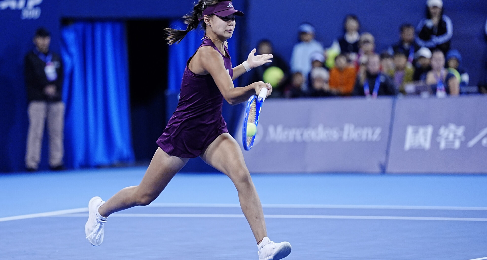 Sun, 16, upsets Bucsa in Beijing; Zheng advances after Kalinskaya retires