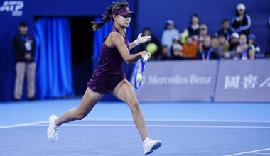 Sun, 16, upsets Bucsa in Beijing; Zheng advances after Kalinskaya retires