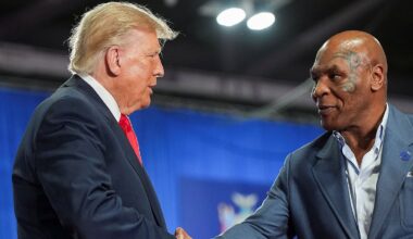 Trump Brings Boxing Legend Mike Tyson on Stage at Syracuse Rally, Jokes About Never Fighting Him