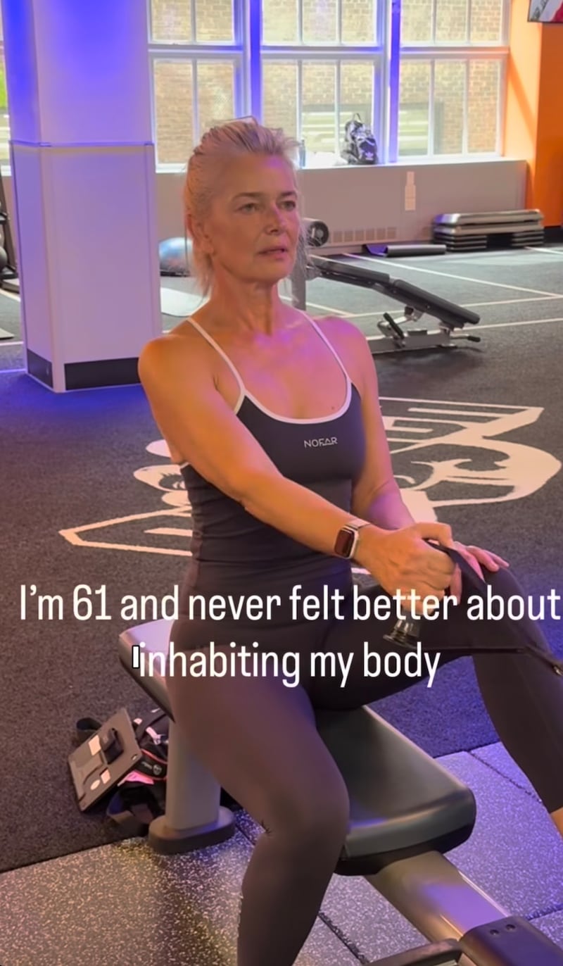Paulina Porizkova wrote that she has "never felt better" about her body than she does at 61.