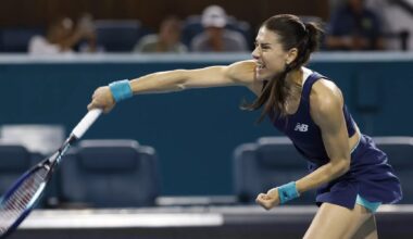 Sorana Cirstea in action ahead of WTA Tokyo.