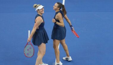 Canada's Dabrowski and Brazil's Stefani win doubles semifinal at Wuhan Open