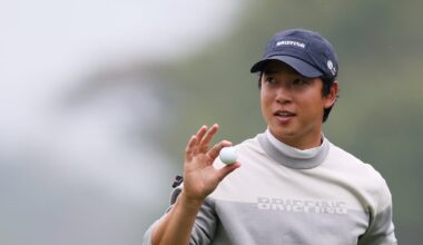 Japan's Yuto Katsuragawa ties course record and leads Genesis Championship