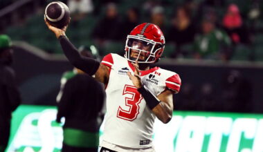 Vernon Adams Jr. lands uppercuts, knocks out Saskatchewan and damages Roughriders' CFL playoff chances (plus other thoughts)